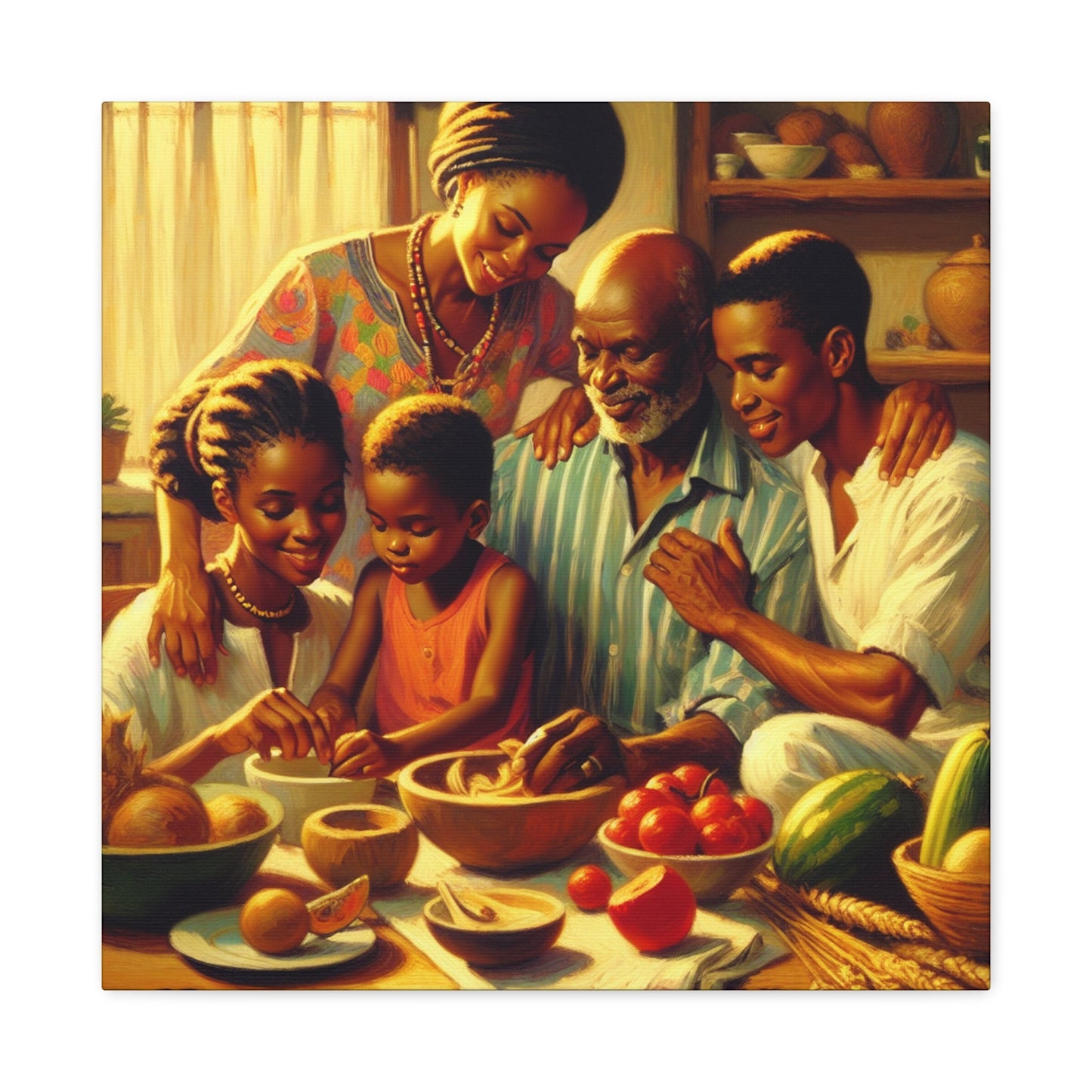 "A Gathering of Generations" - Canvas - Authentic4Us