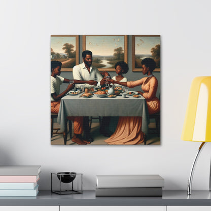 "A Joyful Family Gathering" - Canvas - Authentic4Us