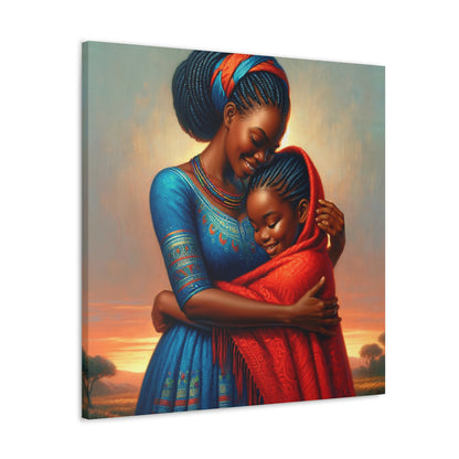 "African Heritage Embrace" - Canvas - Authentic4Us