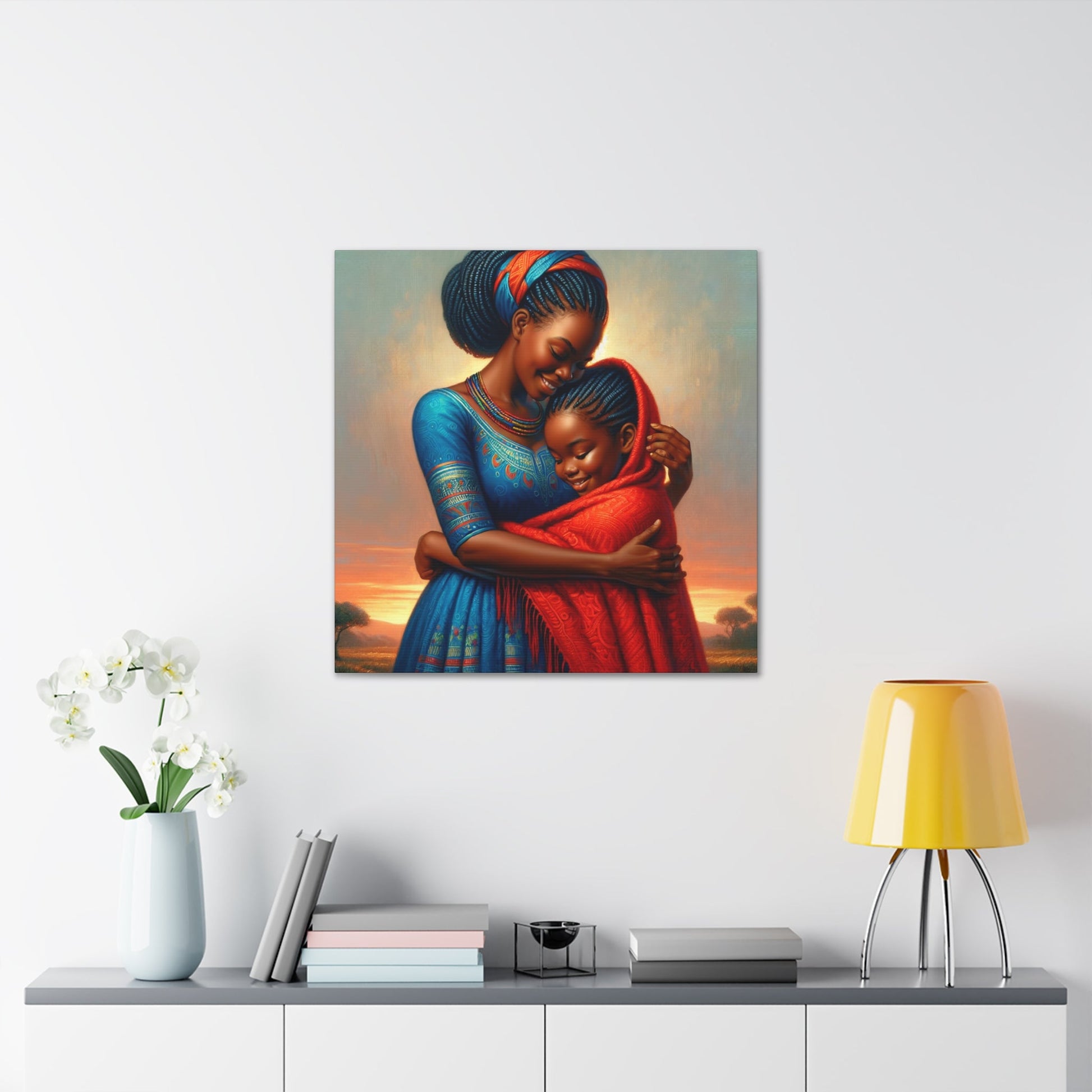 "African Heritage Embrace" - Canvas - Authentic4Us