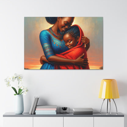 "African Heritage Embrace" - Canvas - Authentic4Us