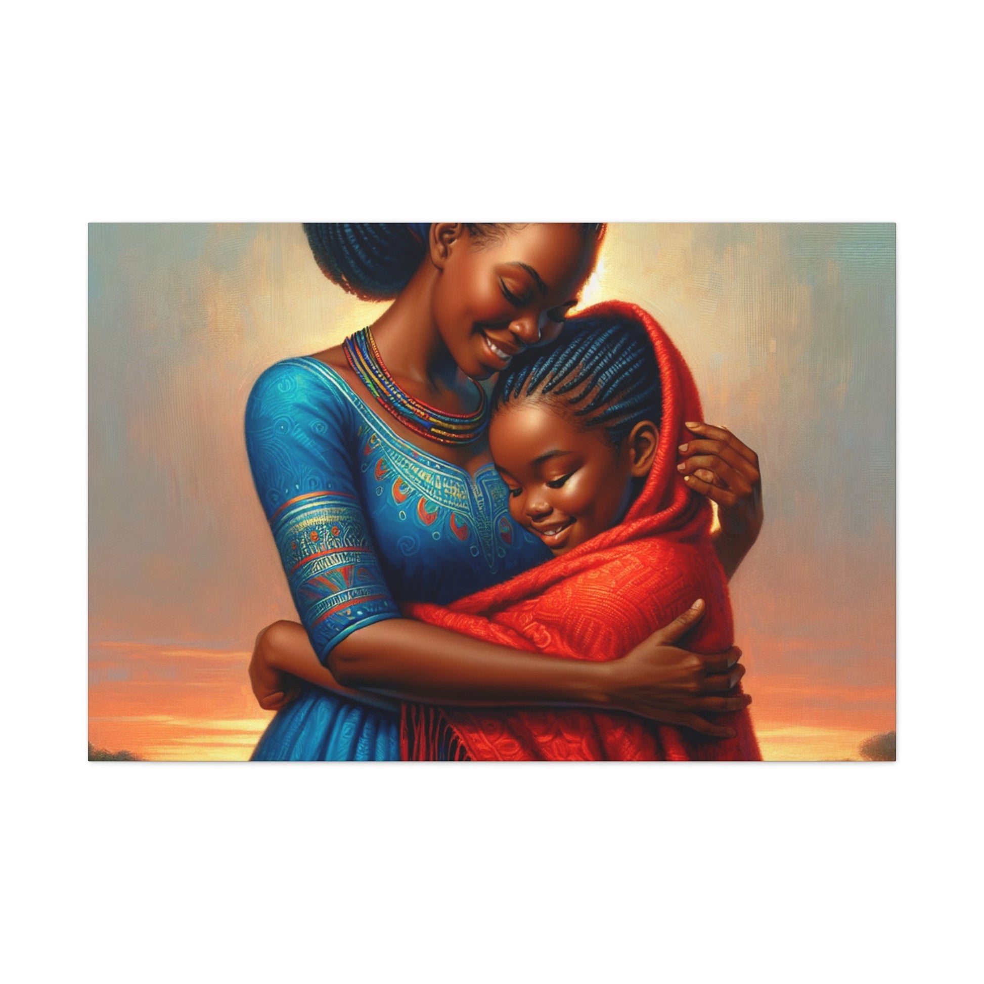 "African Heritage Embrace" - Canvas - Authentic4Us