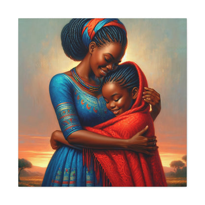 "African Heritage Embrace" - Canvas - Authentic4Us