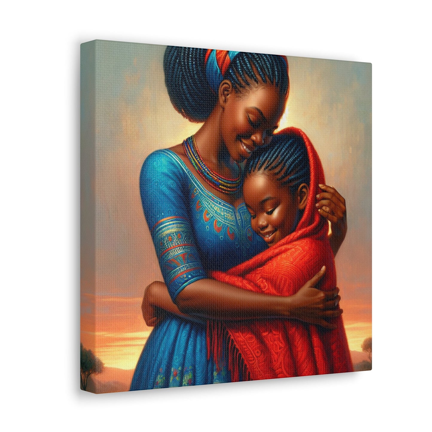 "African Heritage Embrace" - Canvas - Authentic4Us