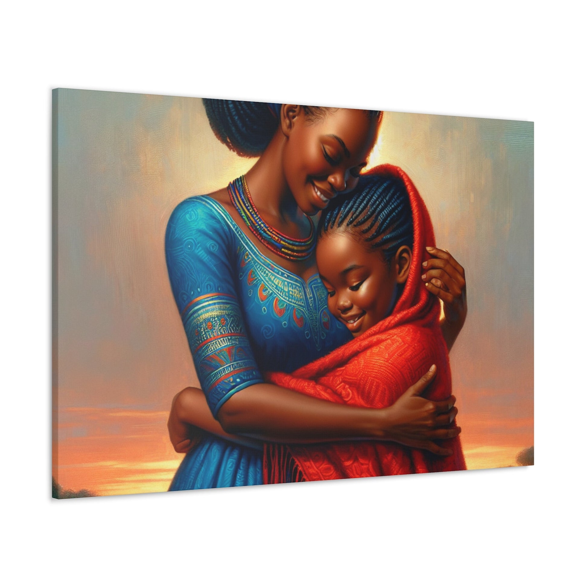 "African Heritage Embrace" - Canvas - Authentic4Us