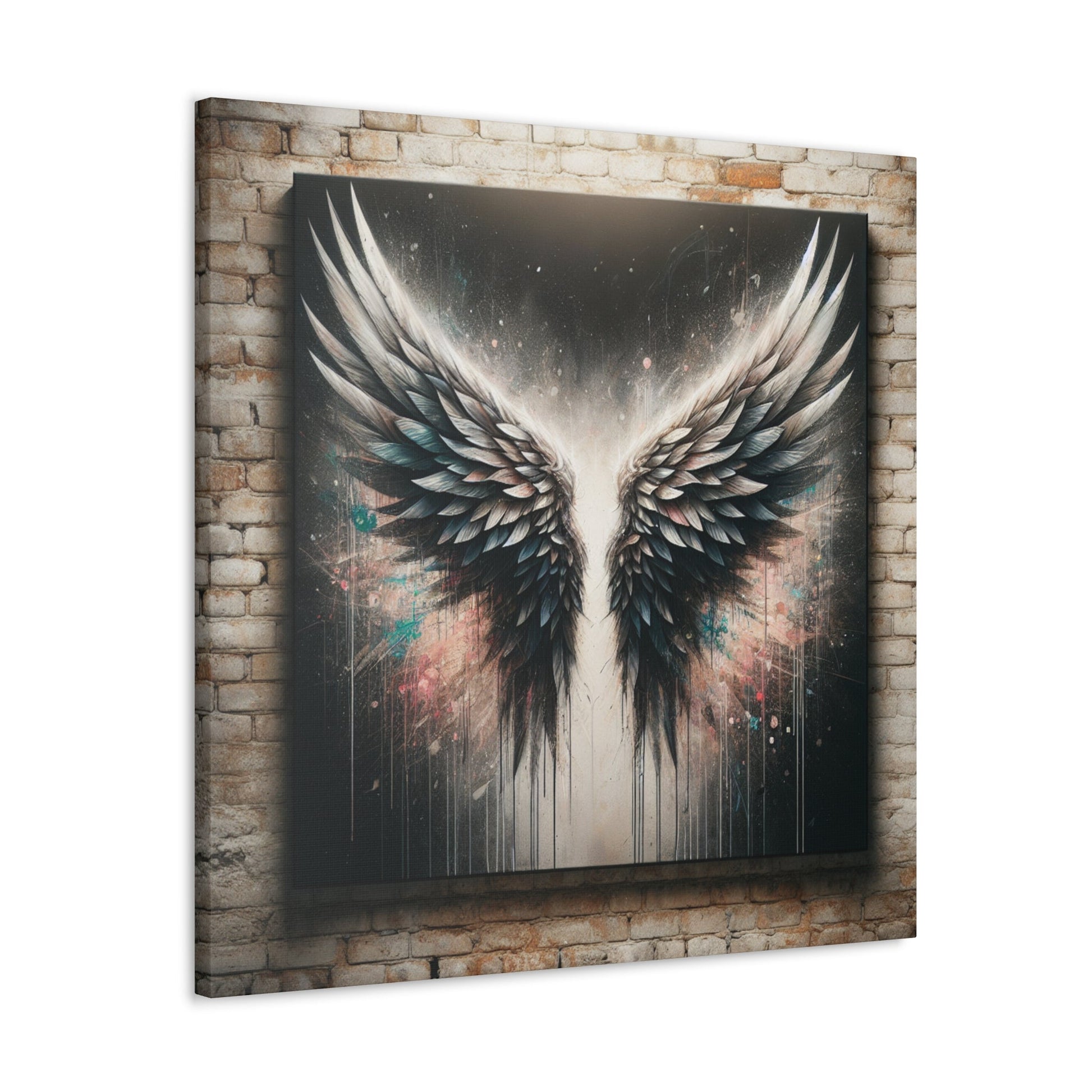 "Angelic Wings in Celestial Space" - Canvas - Authentic4Us