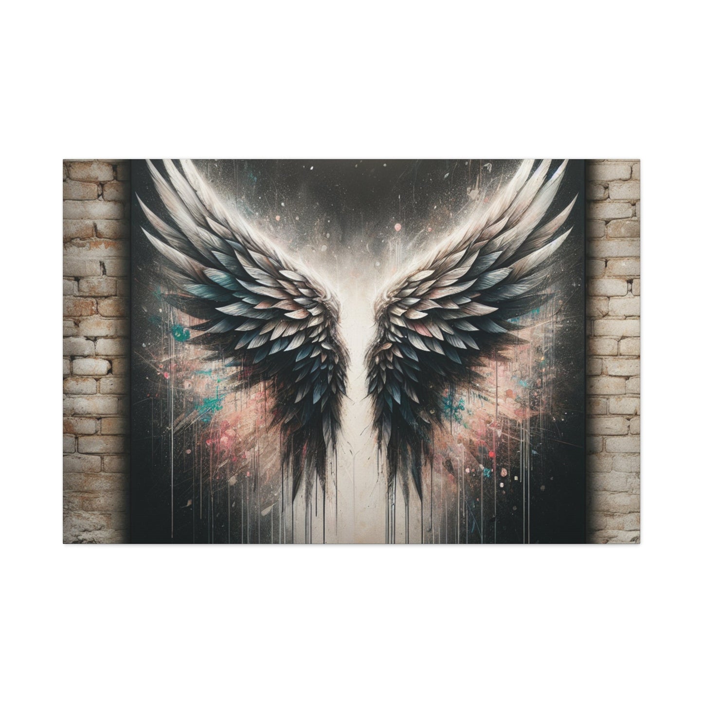 "Angelic Wings in Celestial Space" - Canvas - Authentic4Us