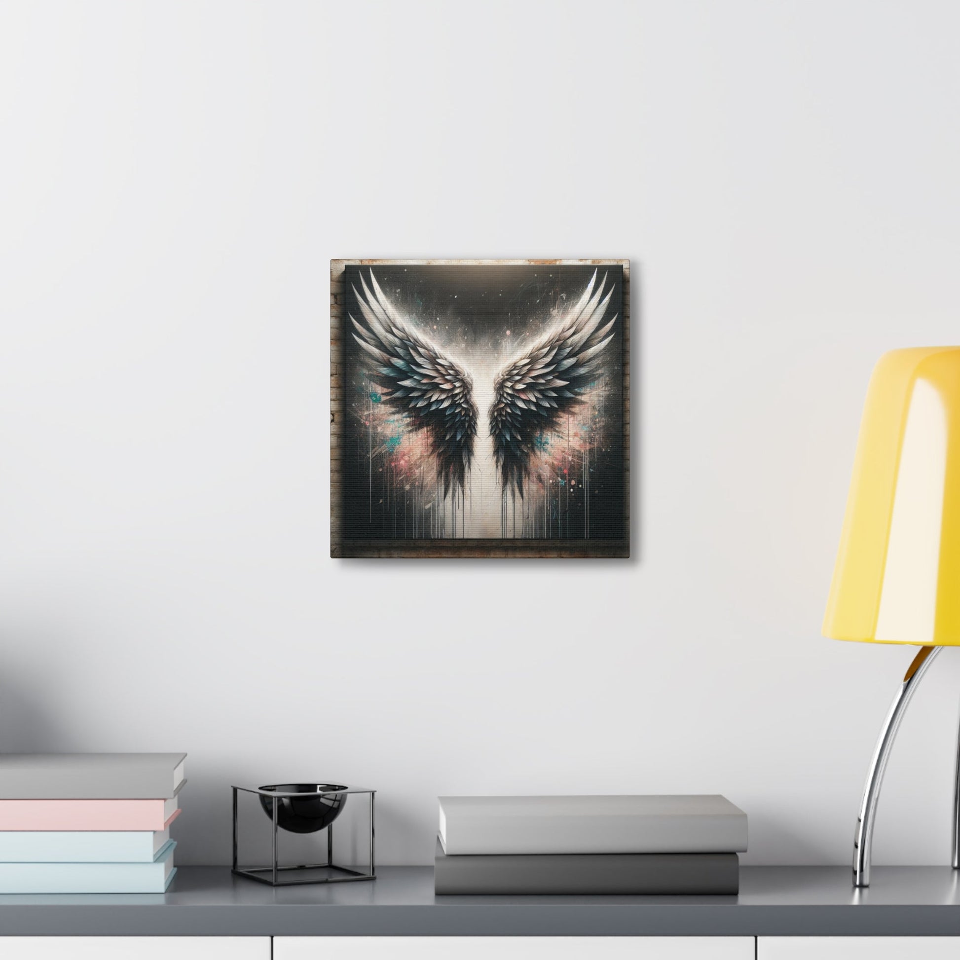 "Angelic Wings in Celestial Space" - Canvas - Authentic4Us