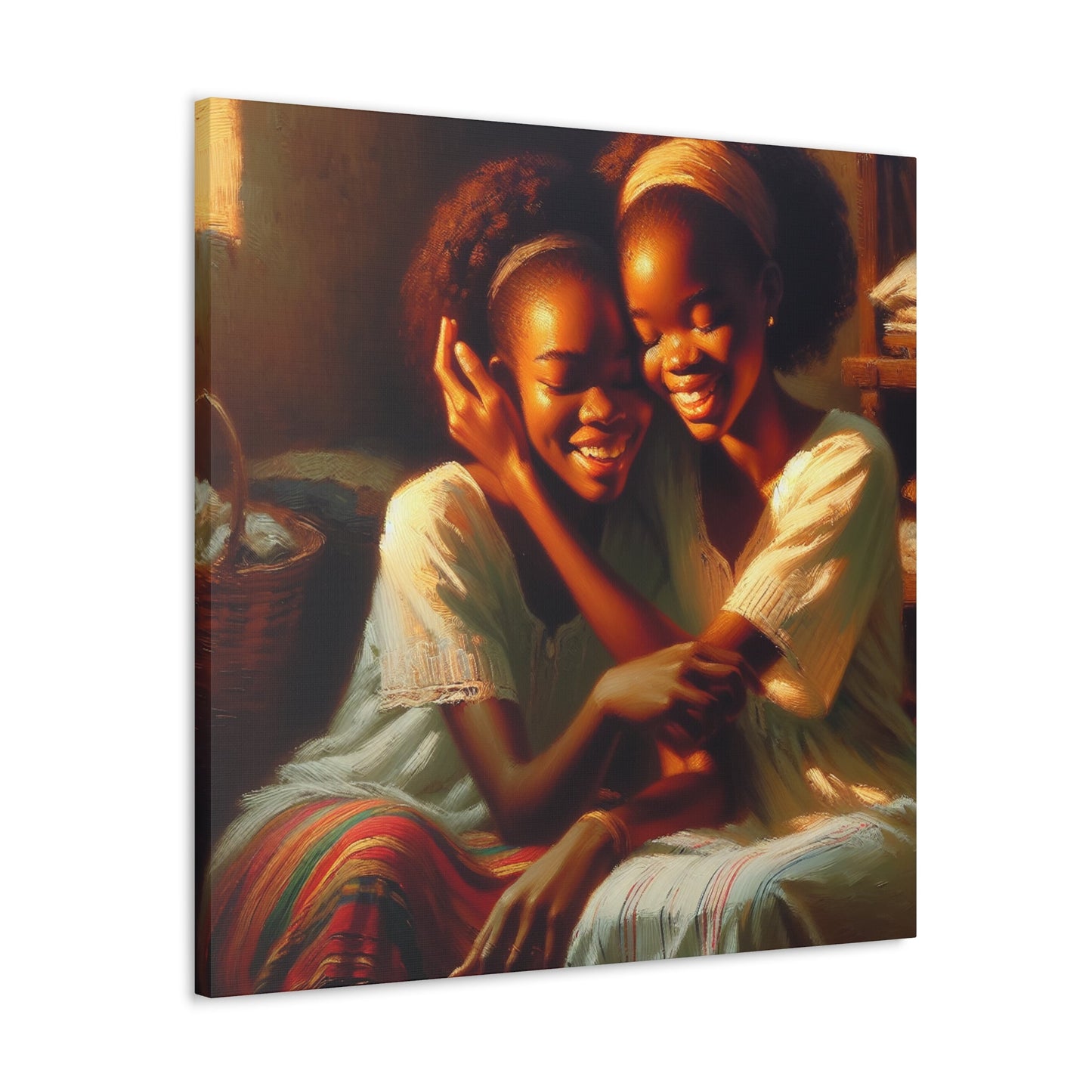 "Basket of Joyful Embrace" - Canvas - Authentic4Us