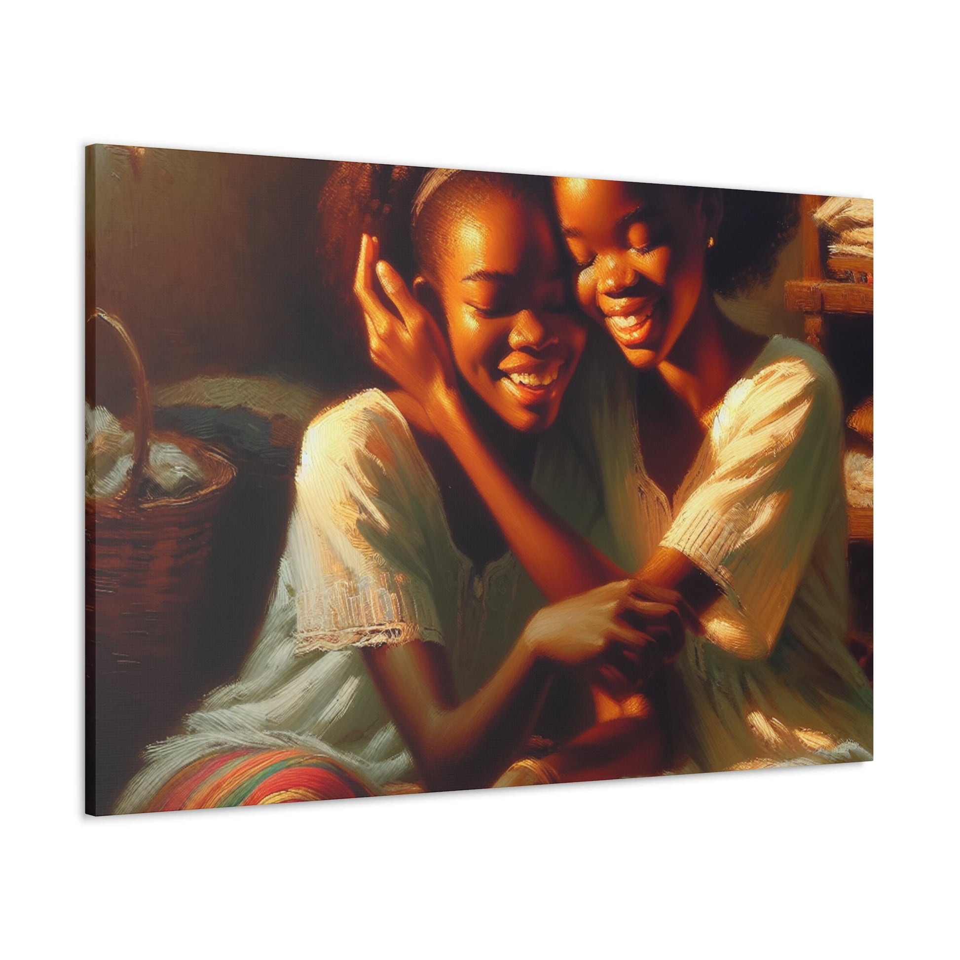 "Basket of Joyful Embrace" - Canvas - Authentic4Us