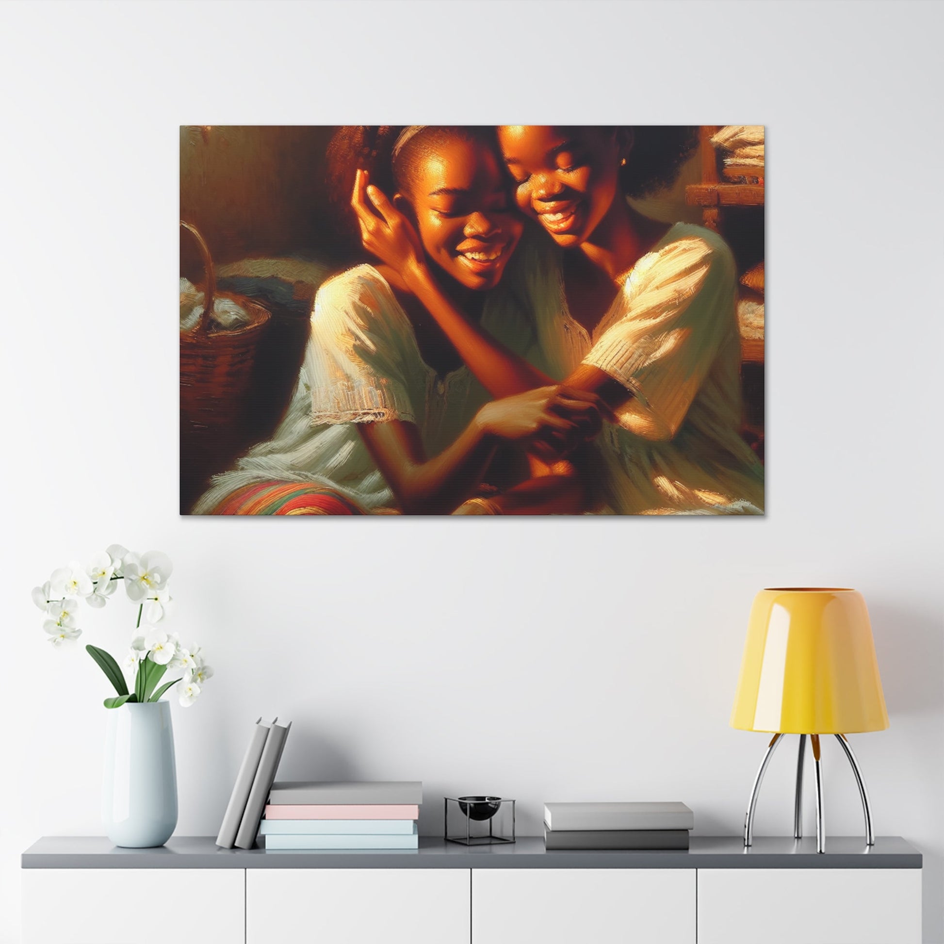 "Basket of Joyful Embrace" - Canvas - Authentic4Us