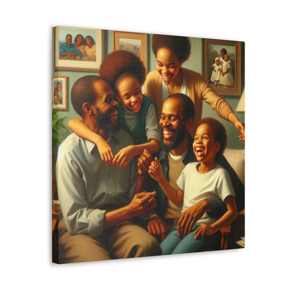 "Blissful Family Bonding Painting" - Canvas - Authentic4Us