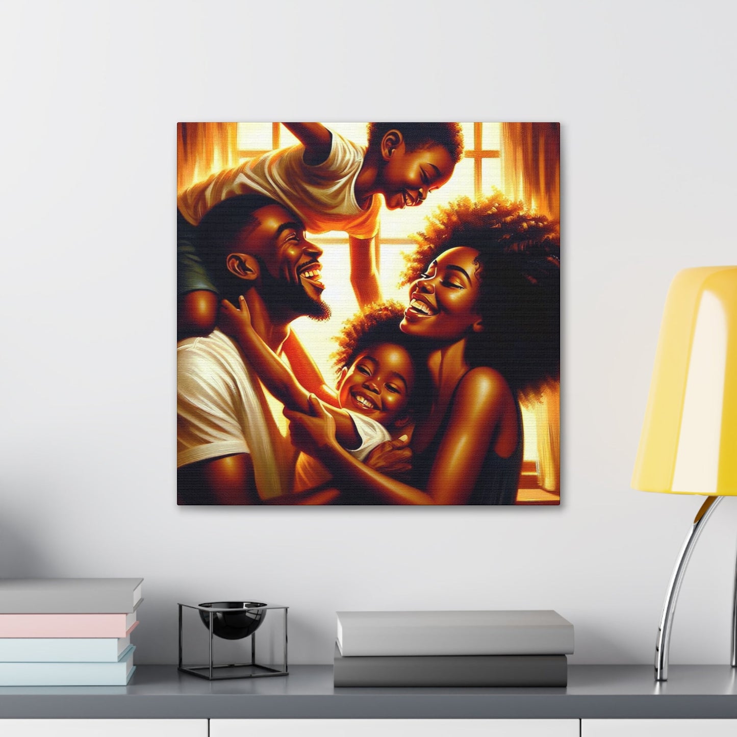 "Blissful Family Delight" - Canvas - Authentic4Us