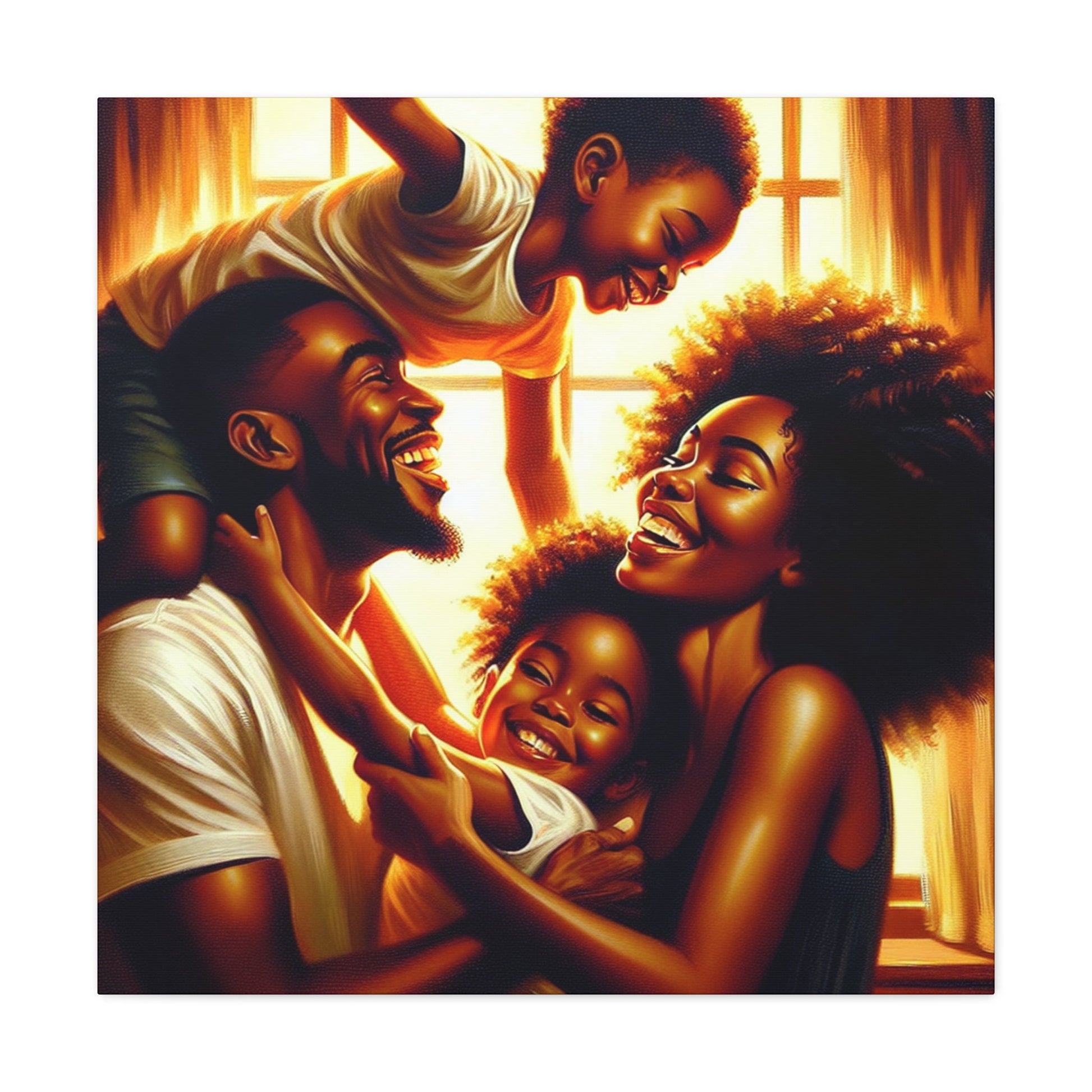 "Blissful Family Delight" - Canvas - Authentic4Us