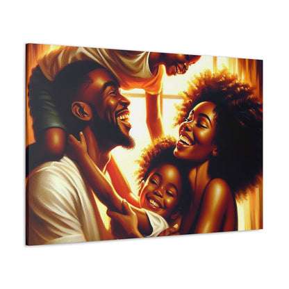 "Blissful Family Delight" - Canvas - Authentic4Us