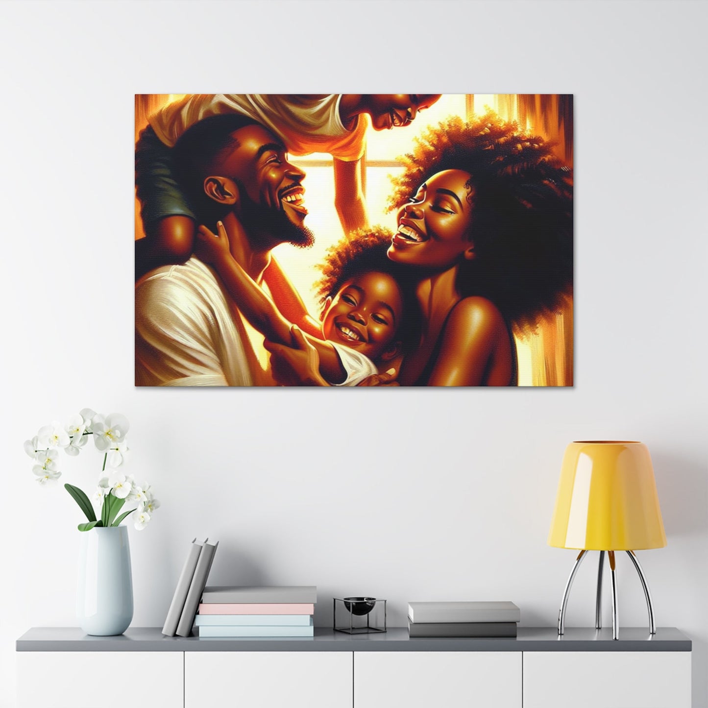 "Blissful Family Delight" - Canvas - Authentic4Us