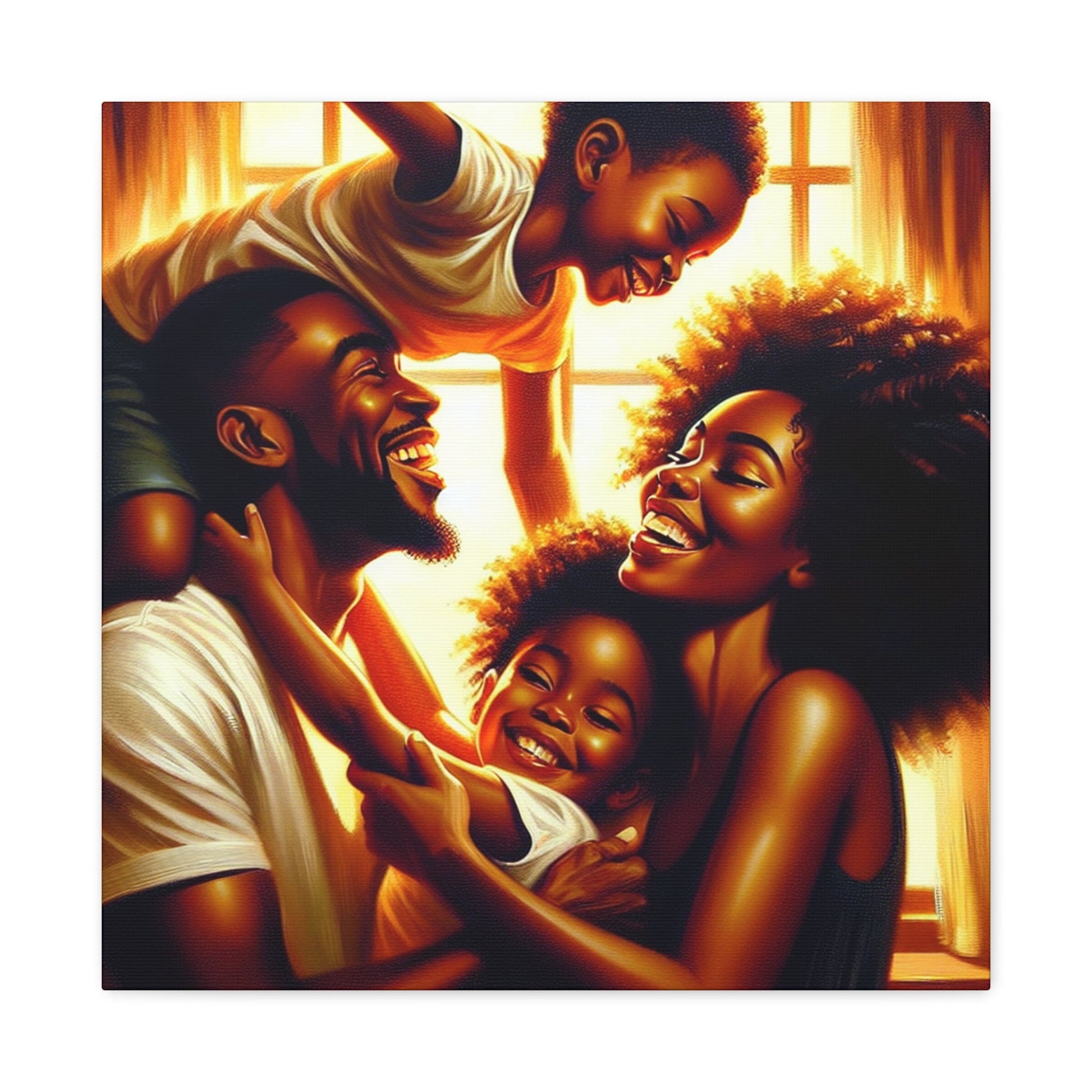 "Blissful Family Delight" - Canvas - Authentic4Us