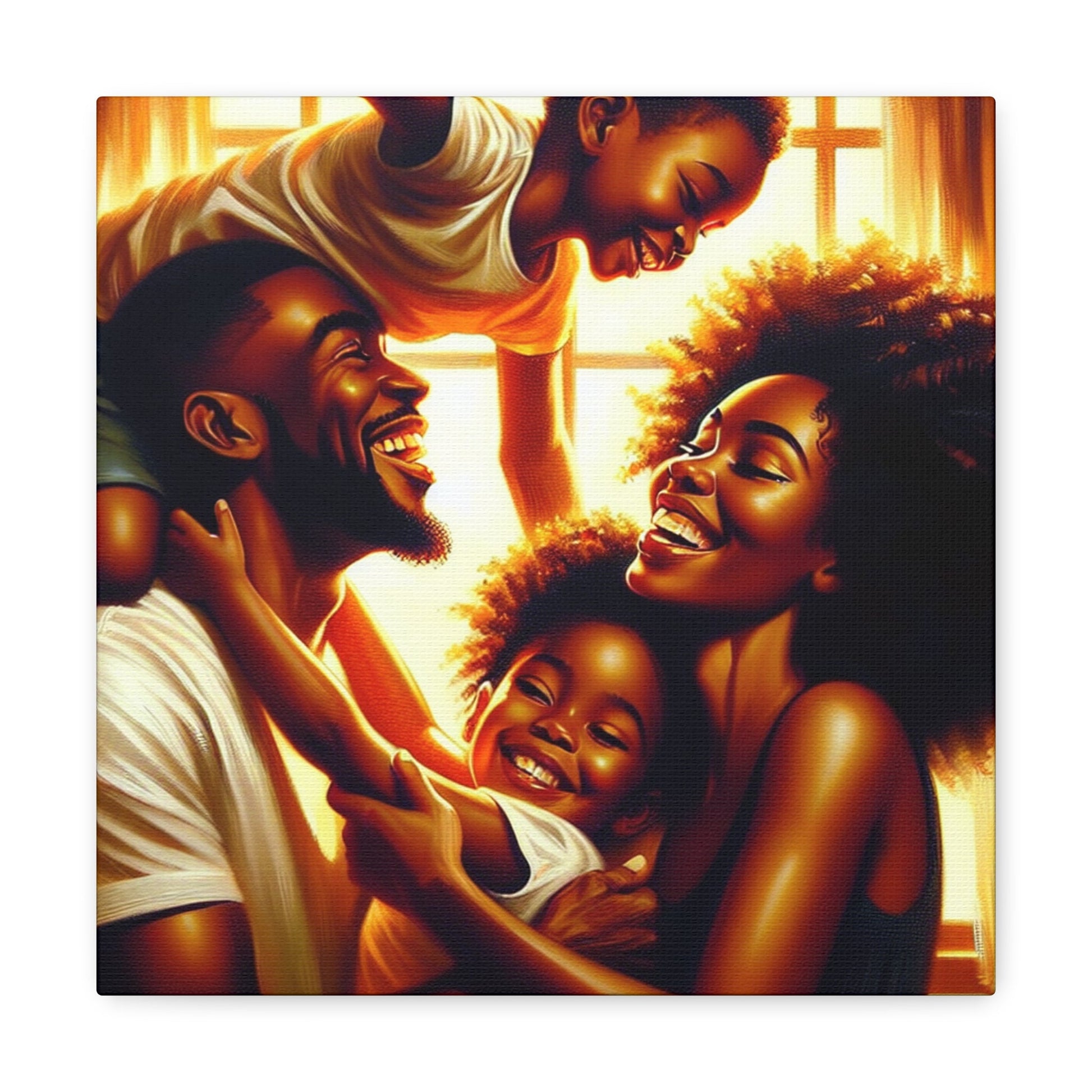 "Blissful Family Delight" - Canvas - Authentic4Us