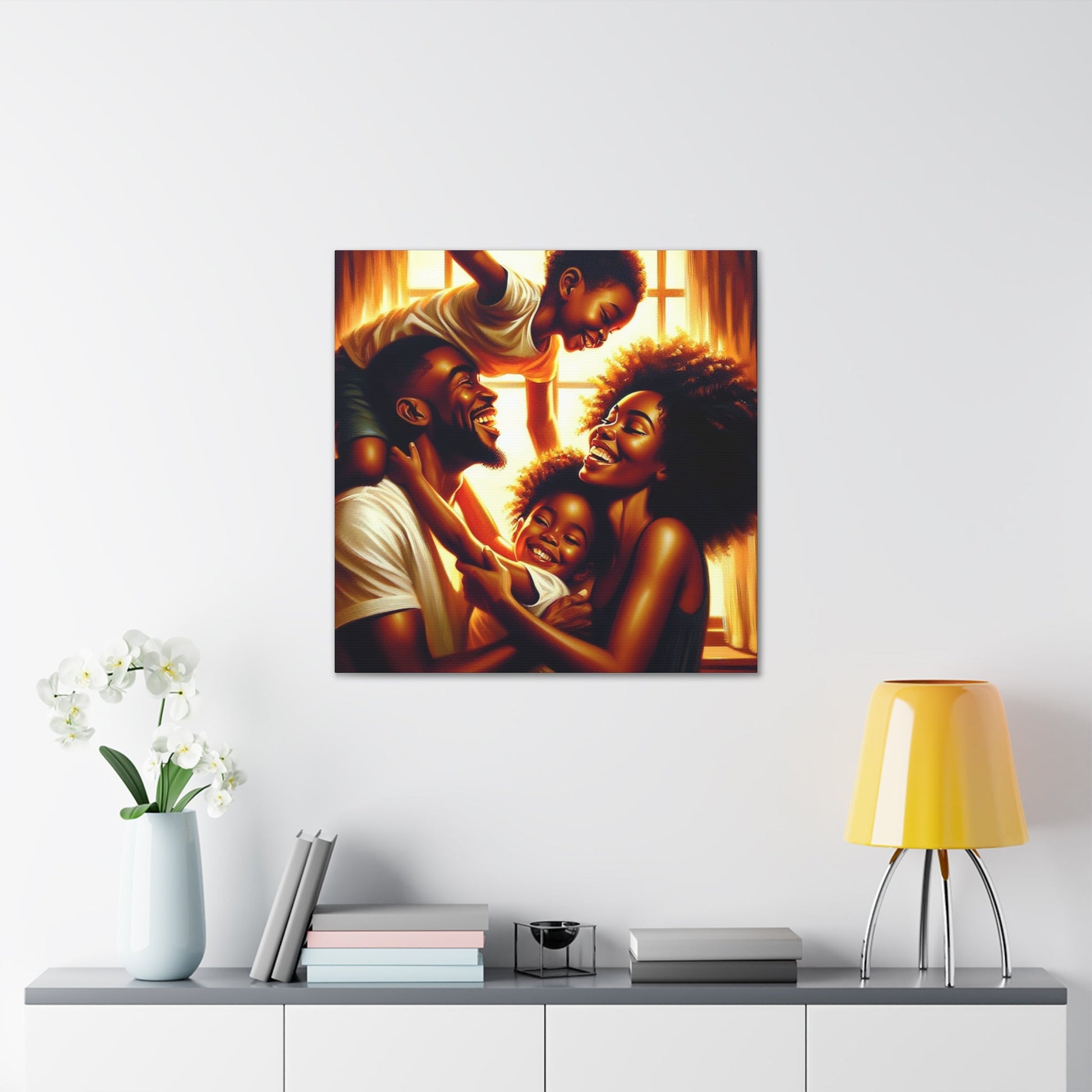 "Blissful Family Delight" - Canvas - Authentic4Us