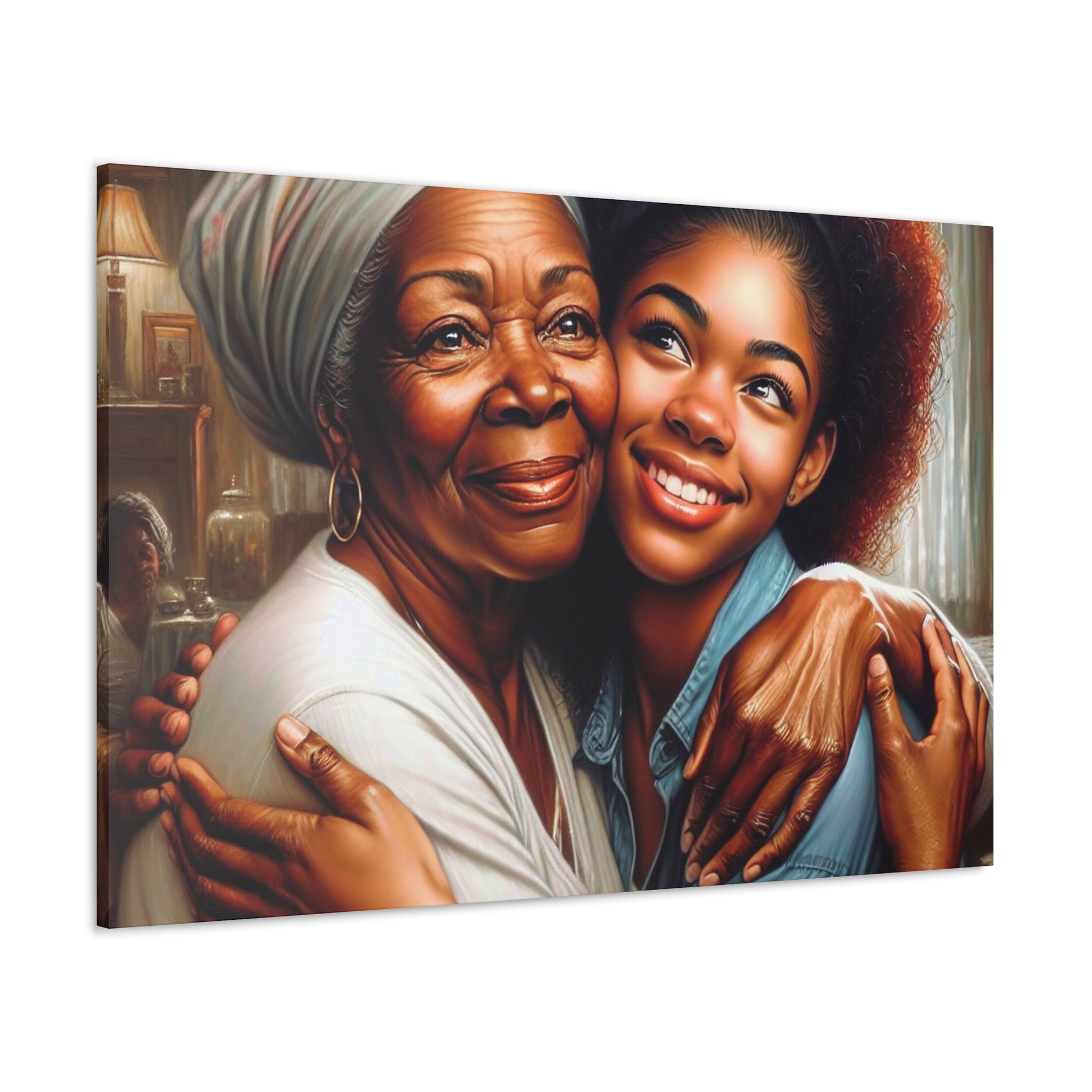 "Bond of Love: Embracing Family" - Canvas - Authentic4Us