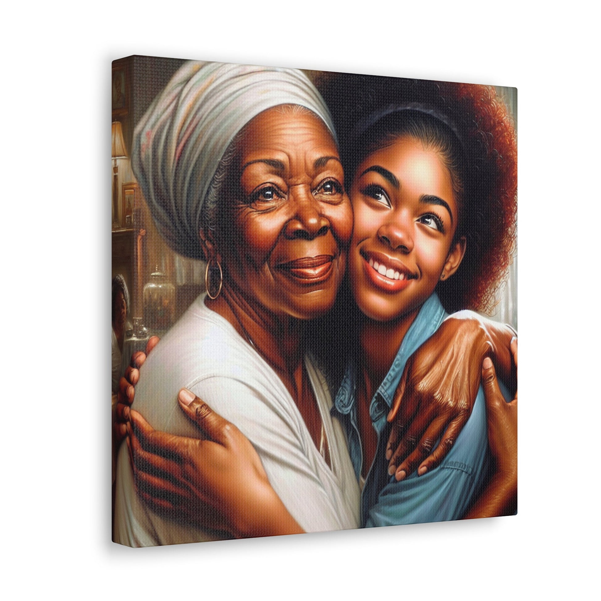 "Bond of Love: Embracing Family" - Canvas - Authentic4Us