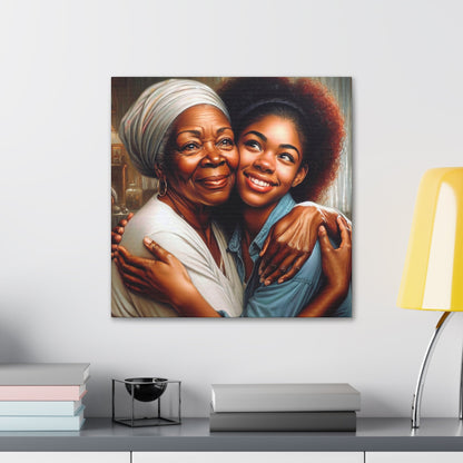 "Bond of Love: Embracing Family" - Canvas - Authentic4Us