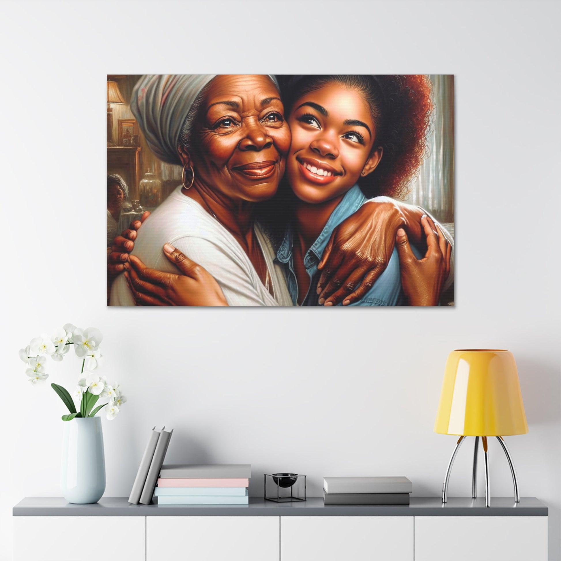 "Bond of Love: Embracing Family" - Canvas - Authentic4Us