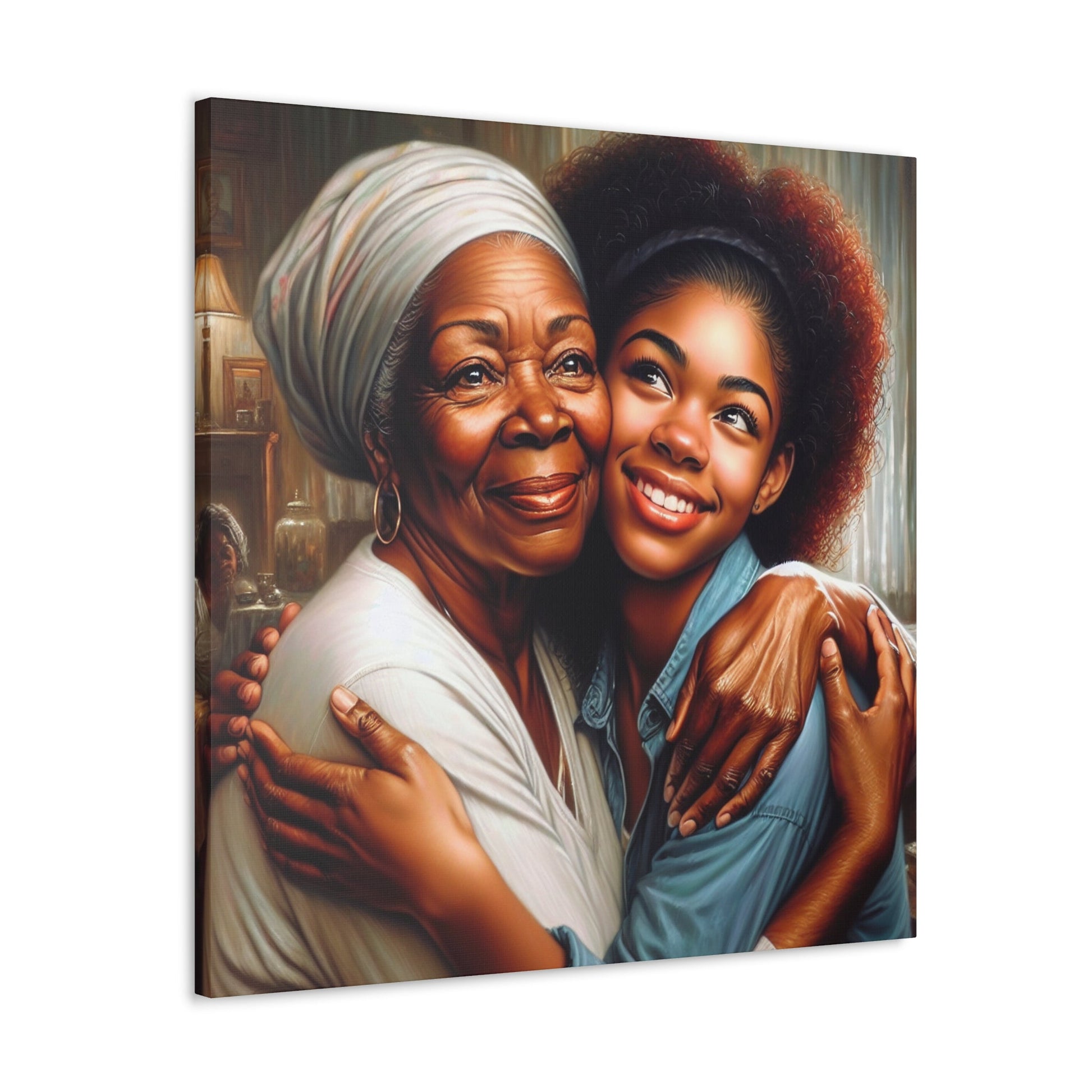 "Bond of Love: Embracing Family" - Canvas - Authentic4Us