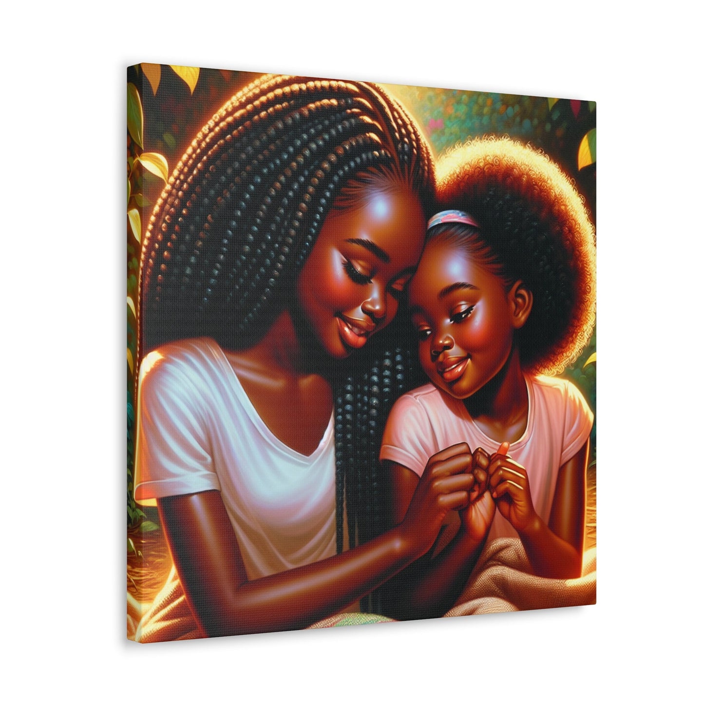 "Bond of Love: Mother-daughter Connection" - Canvas - Authentic4Us