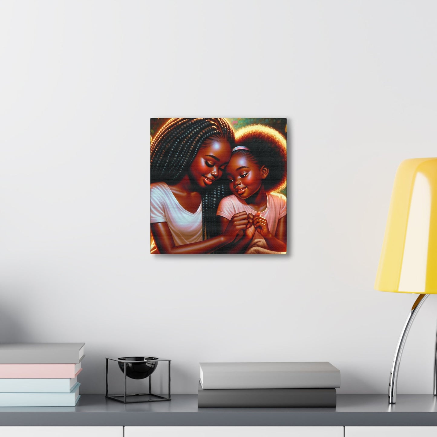 "Bond of Love: Mother-daughter Connection" - Canvas - Authentic4Us