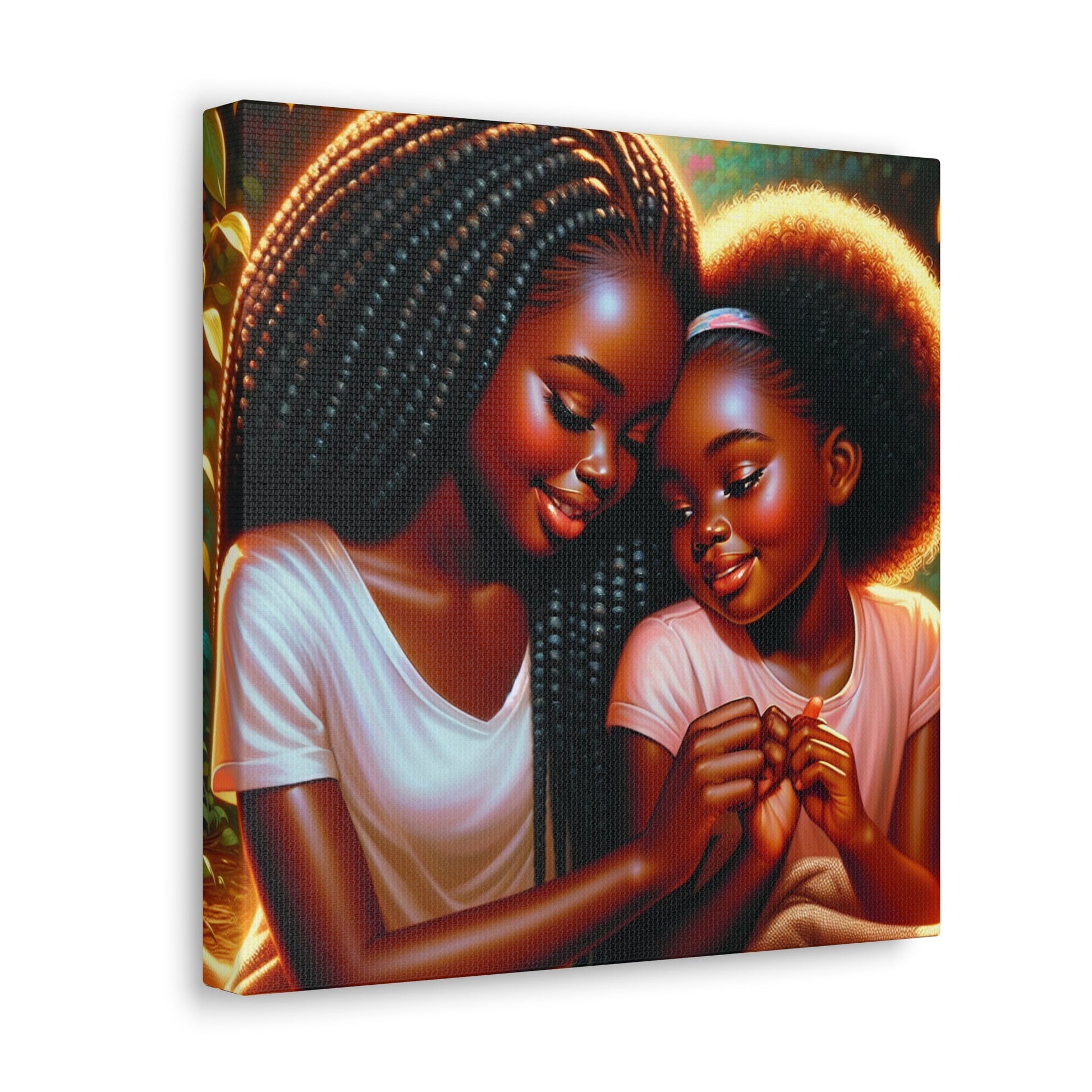 "Bond of Love: Mother-daughter Connection" - Canvas - Authentic4Us