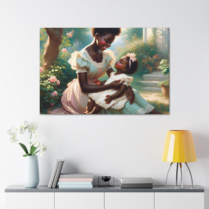 "Bonded Serenity: Garden Love" - Canvas - Authentic4Us