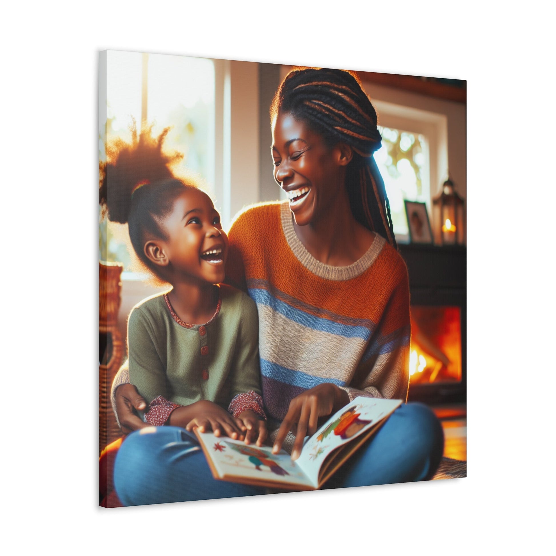 "Bound by Love: A Cozy Moment" - Canvas - Authentic4Us