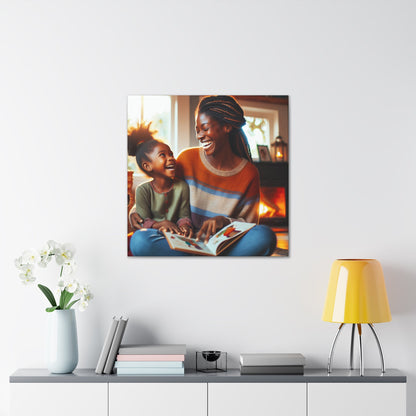 "Bound by Love: A Cozy Moment" - Canvas - Authentic4Us