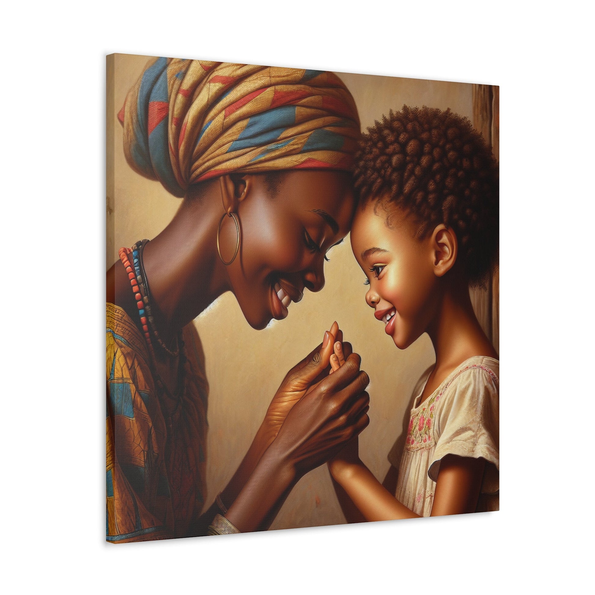 "Bound by Love: A Tender Embrace" - Canvas - Authentic4Us