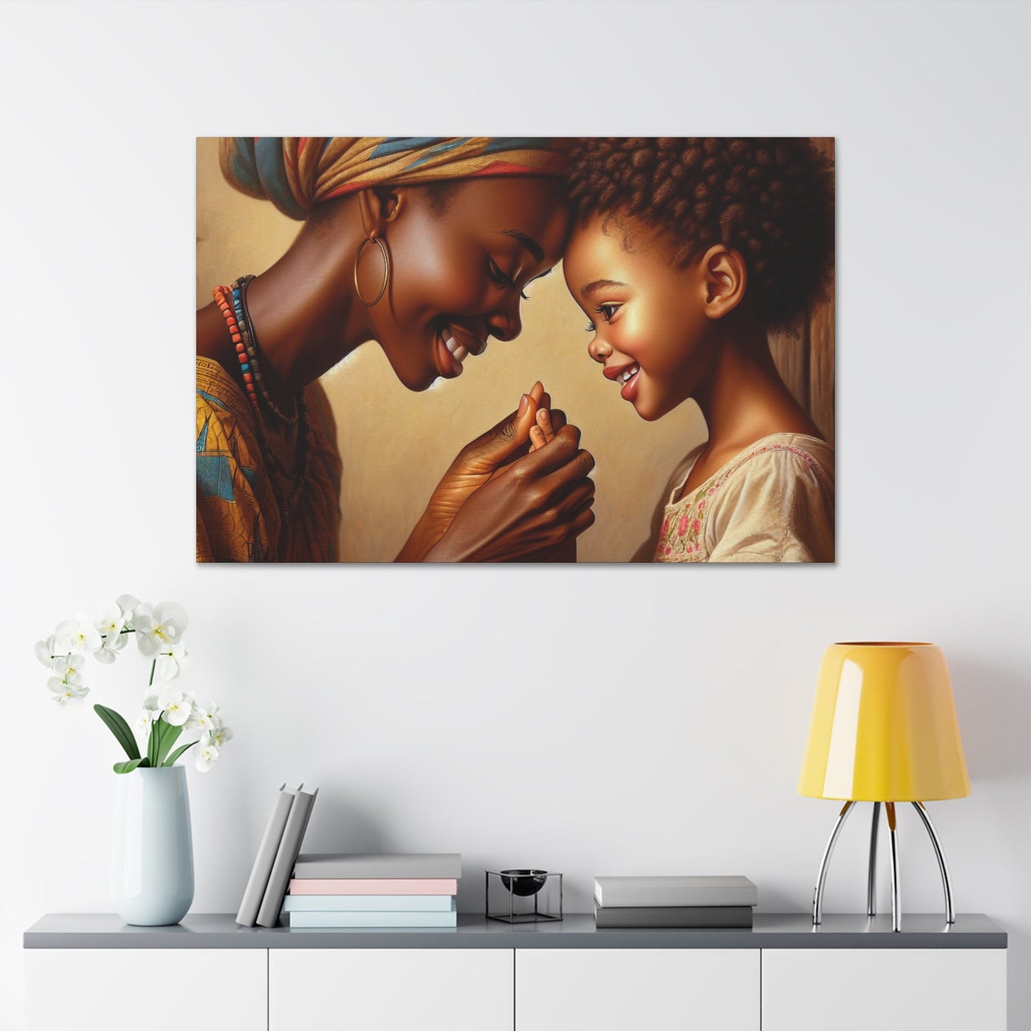 "Bound by Love: A Tender Embrace" - Canvas - Authentic4Us