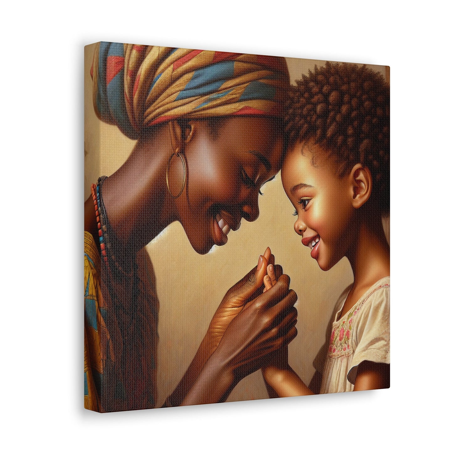 "Bound by Love: A Tender Embrace" - Canvas - Authentic4Us