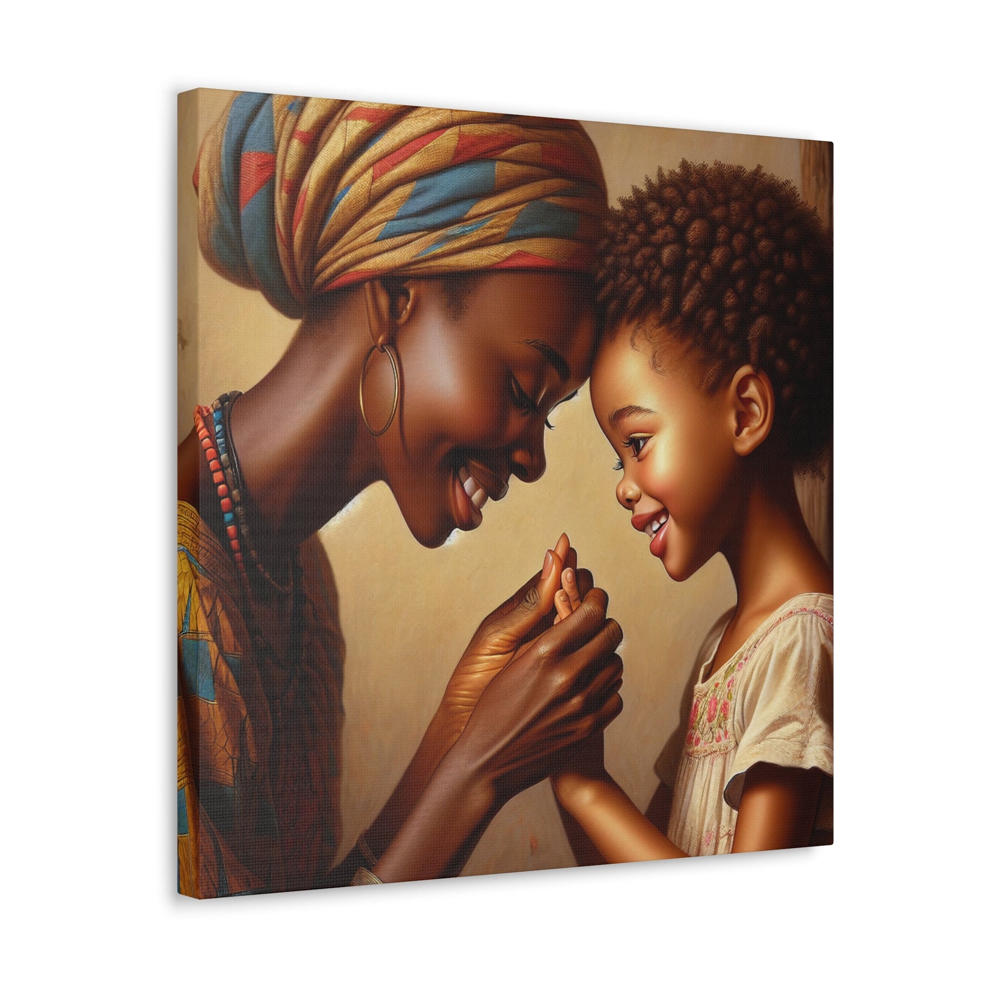 "Bound by Love: A Tender Embrace" - Canvas - Authentic4Us