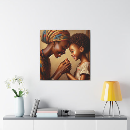 "Bound by Love: A Tender Embrace" - Canvas - Authentic4Us