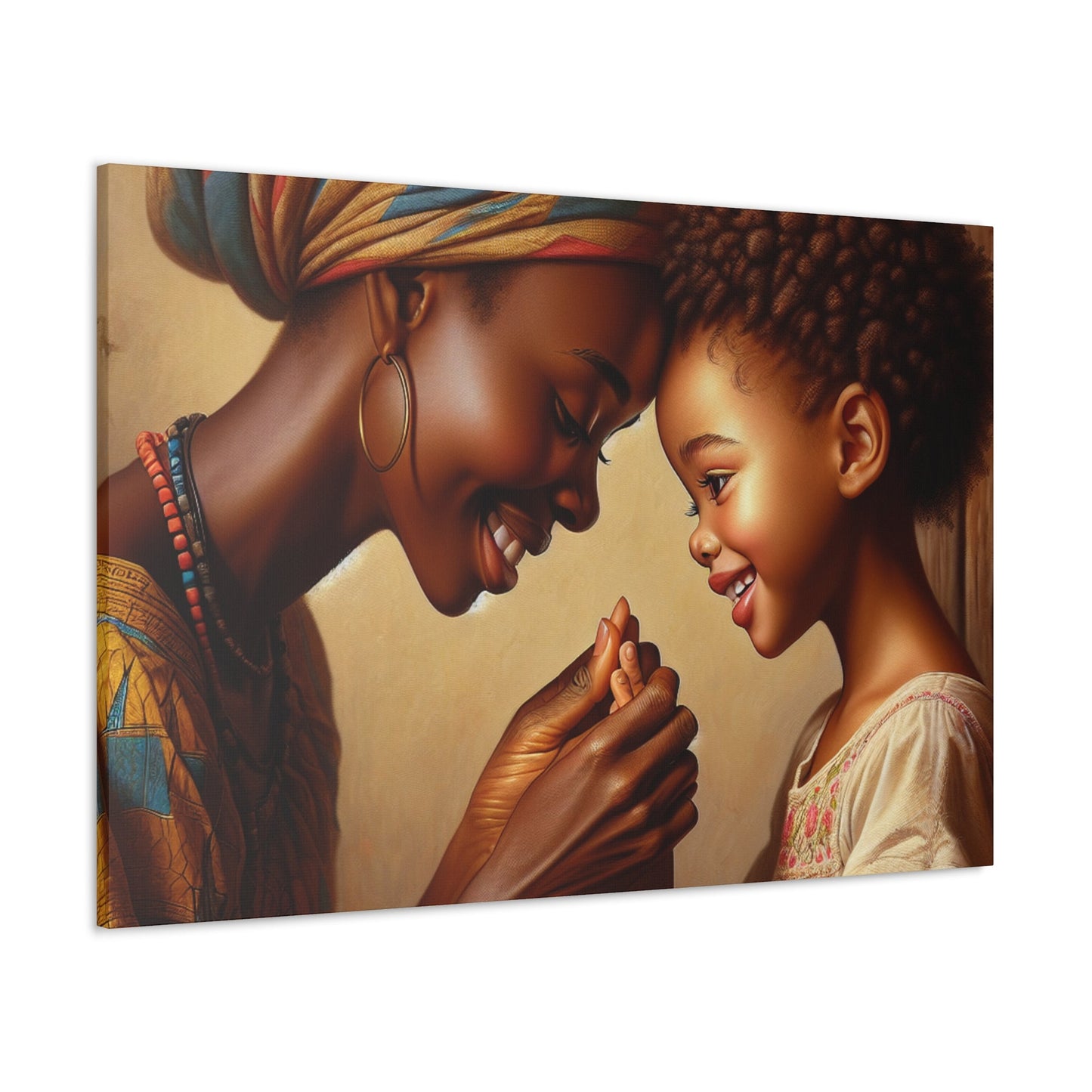 "Bound by Love: A Tender Embrace" - Canvas - Authentic4Us