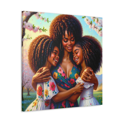 "Bound by Love: Spring's Embrace" - Canvas - Authentic4Us