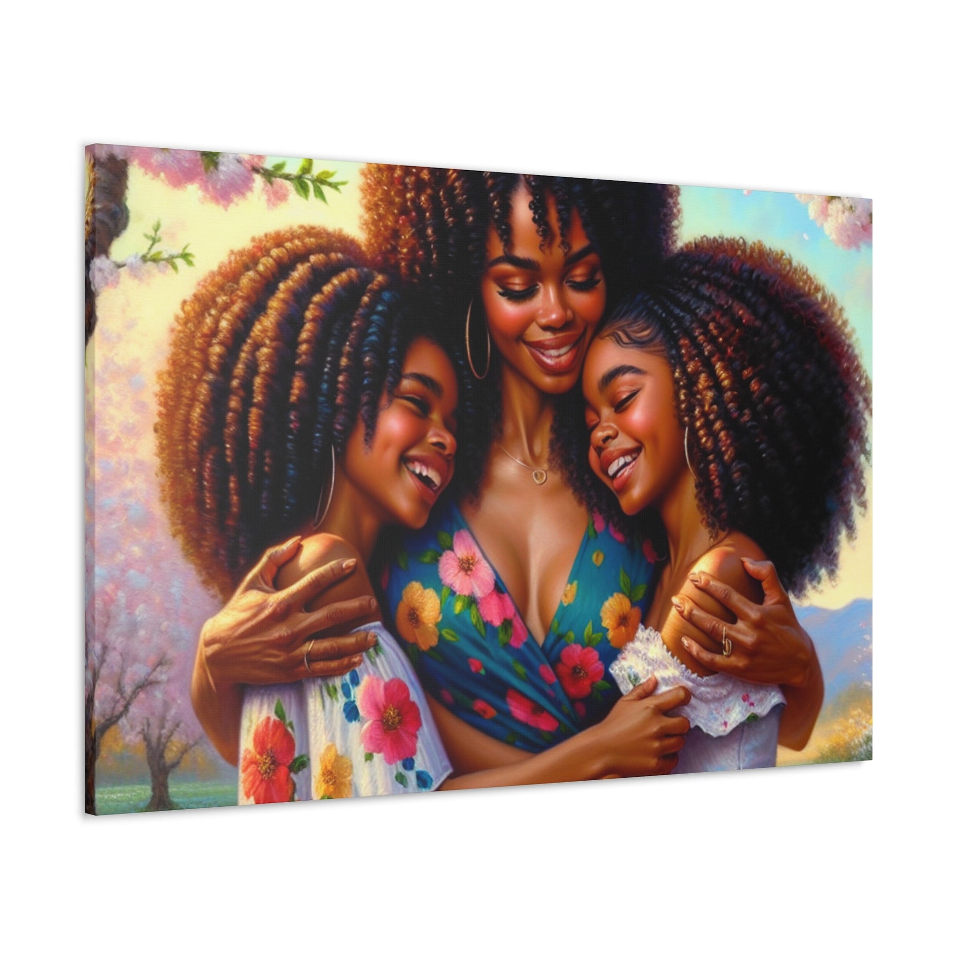 "Bound by Love: Spring's Embrace" - Canvas - Authentic4Us