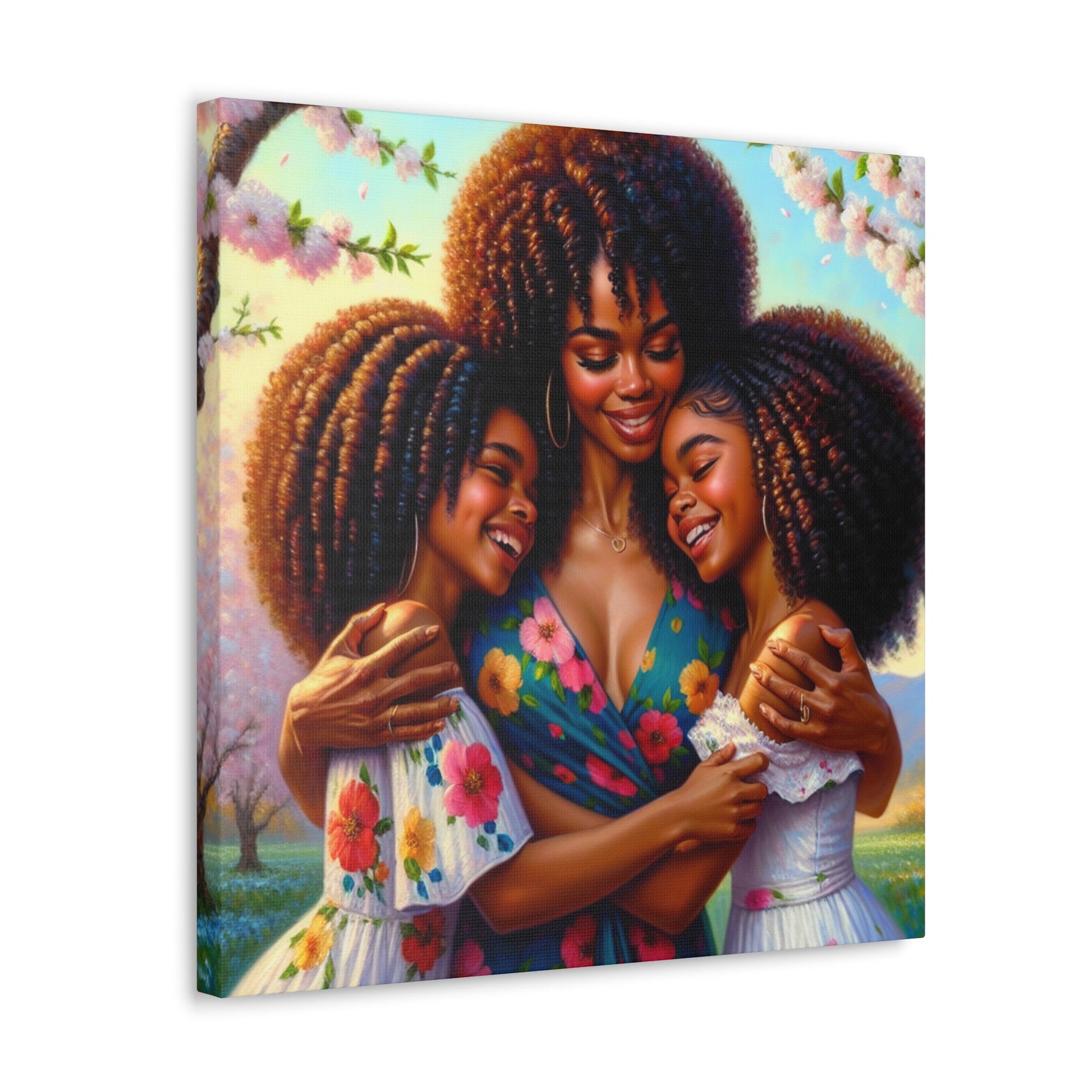 "Bound by Love: Spring's Embrace" - Canvas - Authentic4Us