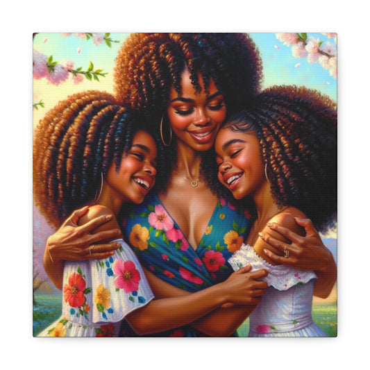 "Bound by Love: Spring's Embrace" - Canvas - Authentic4Us