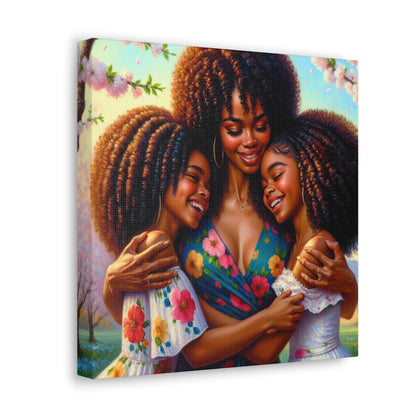 "Bound by Love: Spring's Embrace" - Canvas - Authentic4Us