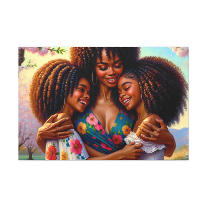 "Bound by Love: Spring's Embrace" - Canvas - Authentic4Us