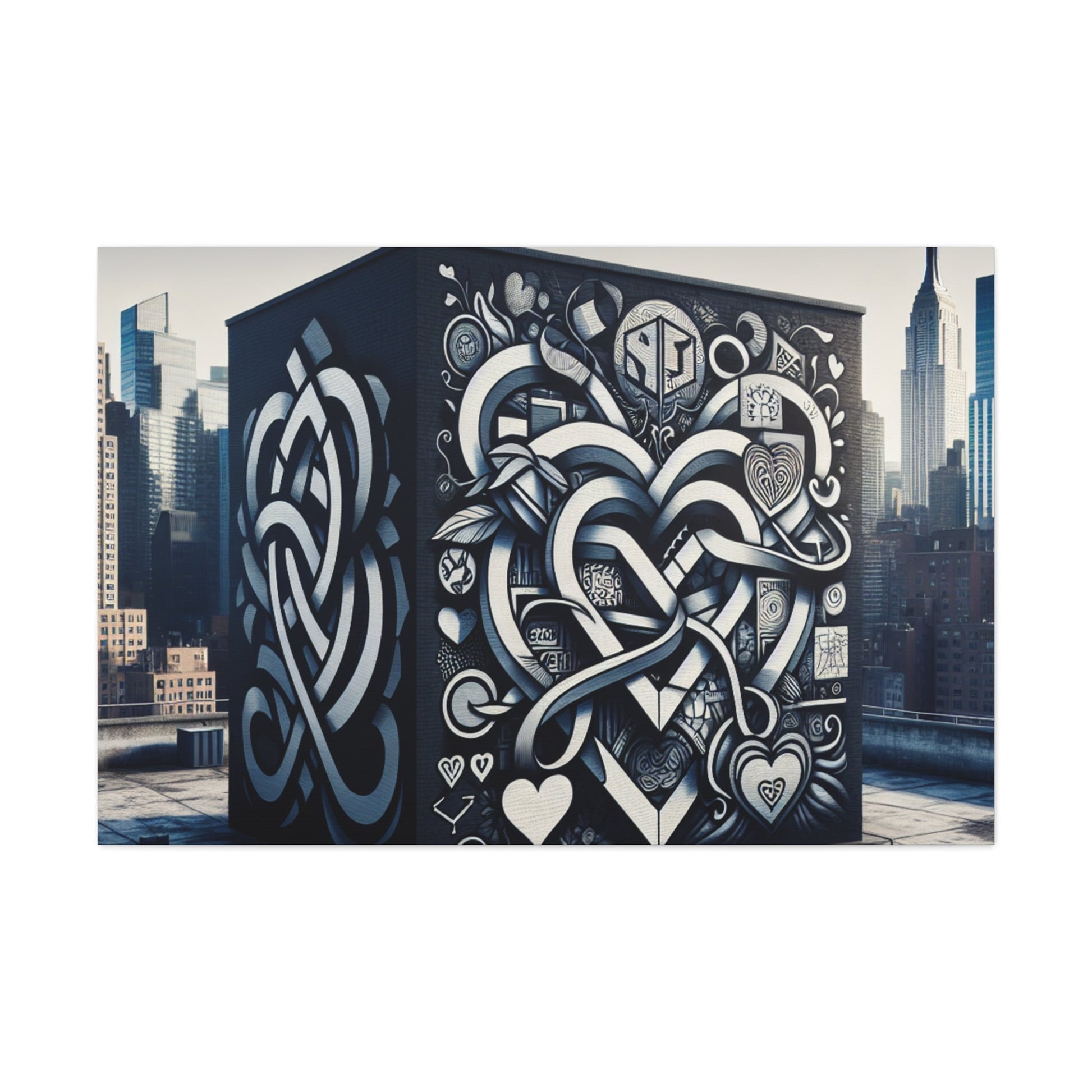 "Celtic Cubic Urban Mural" - Canvas - Authentic4Us