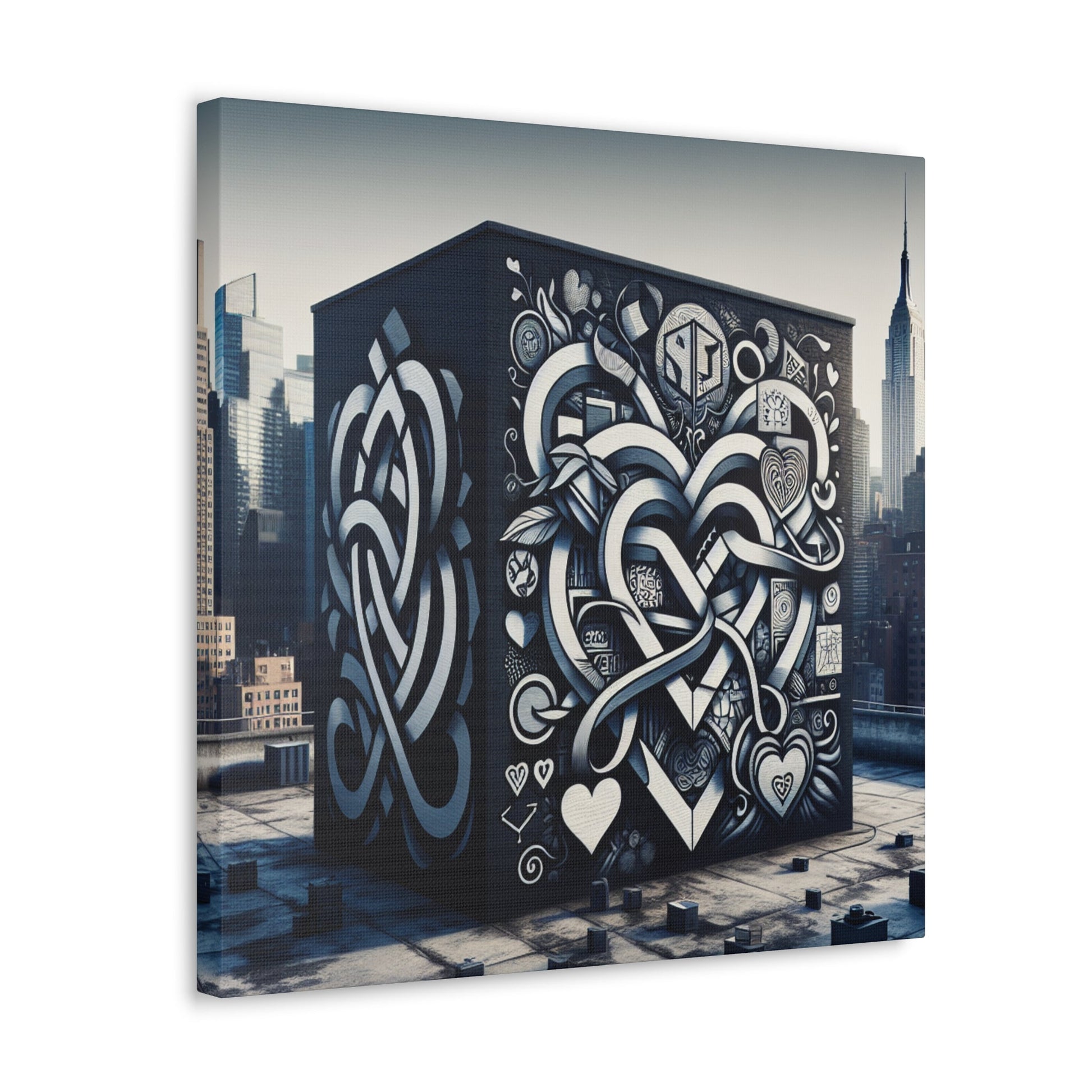 "Celtic Cubic Urban Mural" - Canvas - Authentic4Us