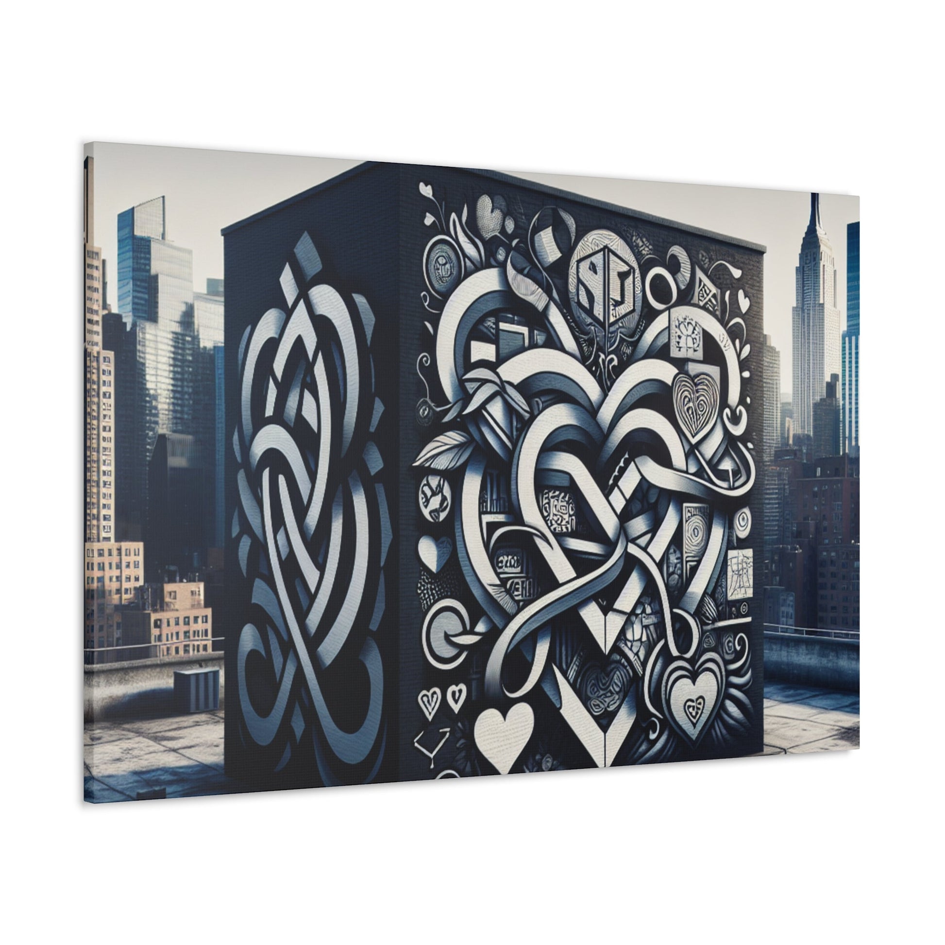 "Celtic Cubic Urban Mural" - Canvas - Authentic4Us