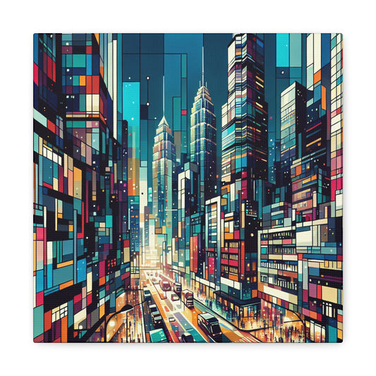 "Cityscape Symphony" - Canvas - Authentic4Us